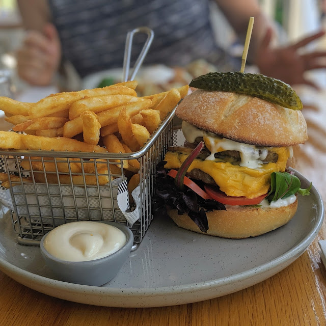 Angus Beef Burger and Fries