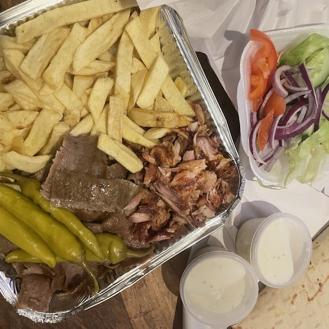 Mixed Kebab & Chips