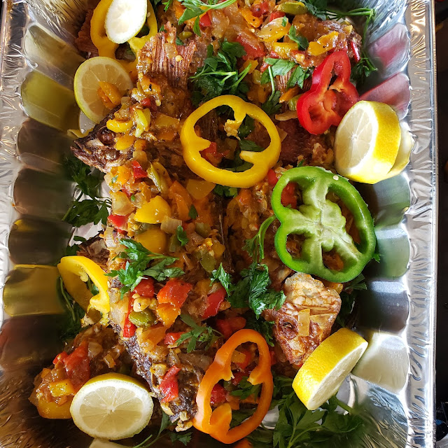 Grilled Fish with Plantain