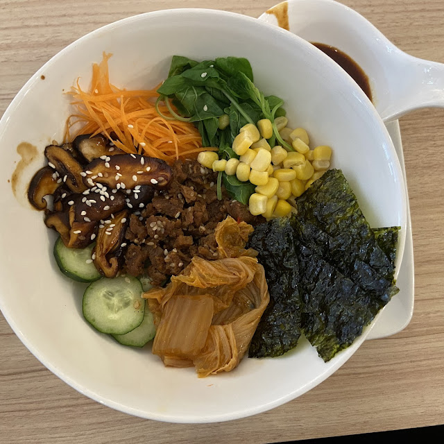 korea vegan bibimbap韩国蔬⻝锅饭