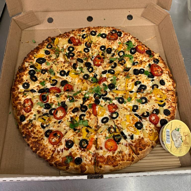 Black Olives and Pineapple