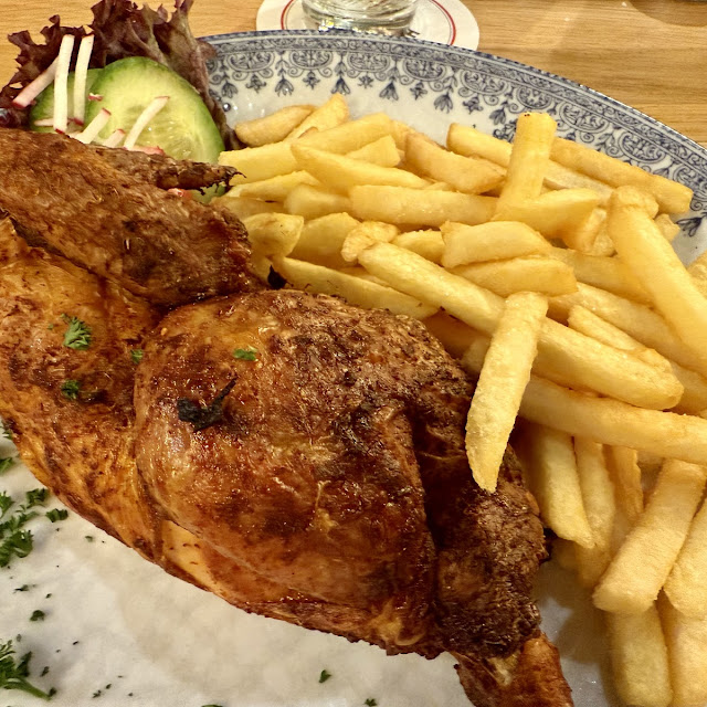 Halbes Hähnchen Teller
