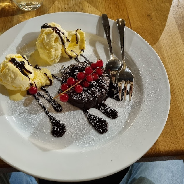 Schokokuchen Mit Vanille Eis