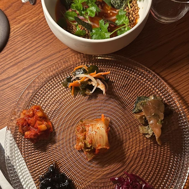 Ceviche de Vieiras Y Degustación de Banchan