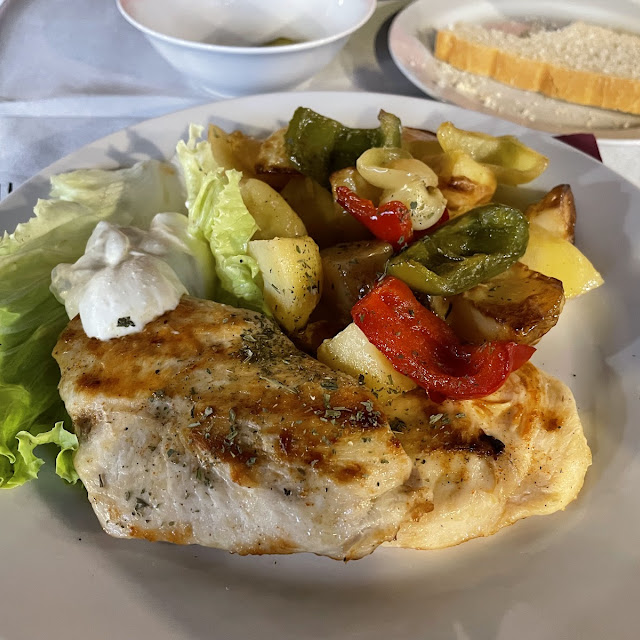 Grilled Chicken with Roasted Potatoes