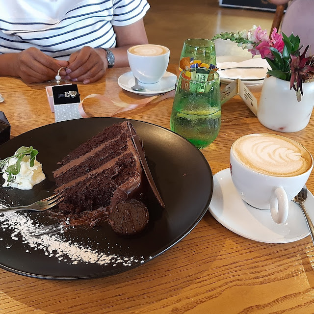 Chocolate Mousse Cake Slice