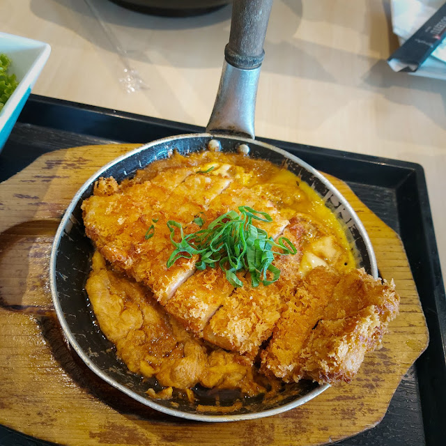 Pork Tonkatsu Cutlet with Egg Teishoku