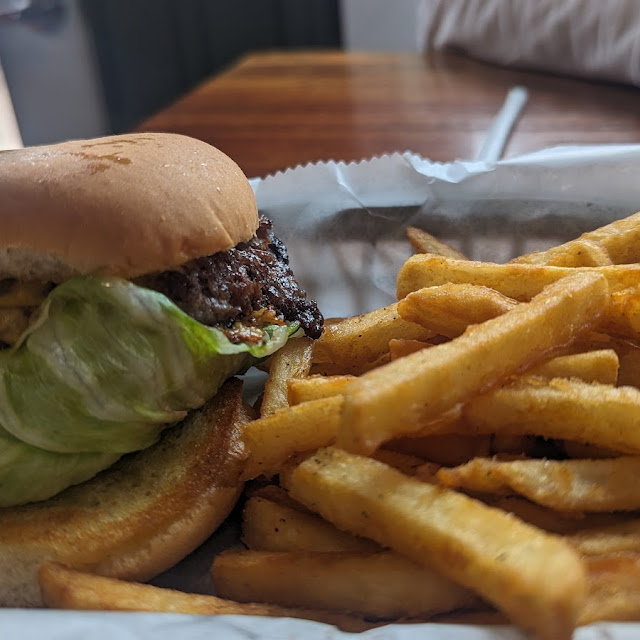 Plain Hamburger & Fries