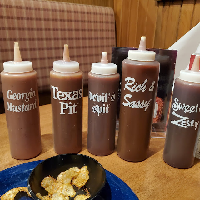 So Many Sauces to Choose mmmmmmmm