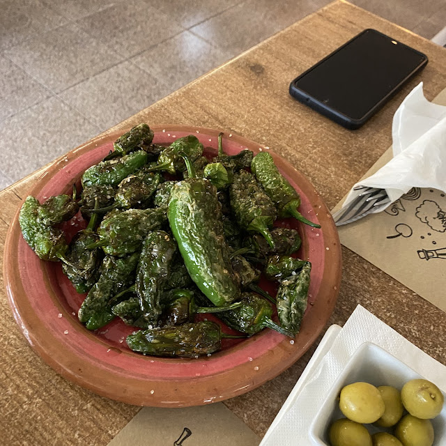 Fried Green Peppers