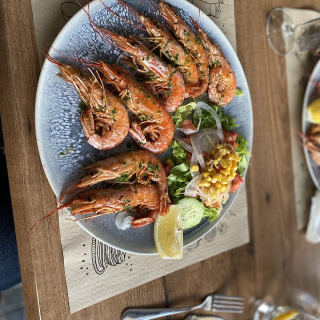 Gamba Mit Salat