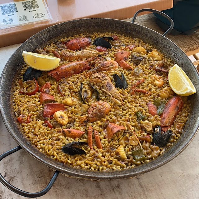 Meeresfrüchte Paella
