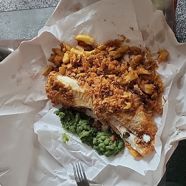 Fish Chips Bits and Peas