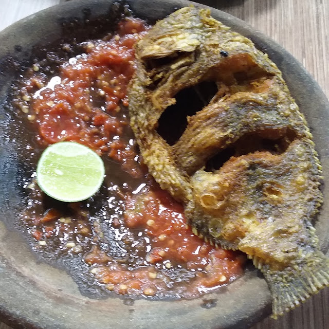 Lele Goreng Plus Lalapan