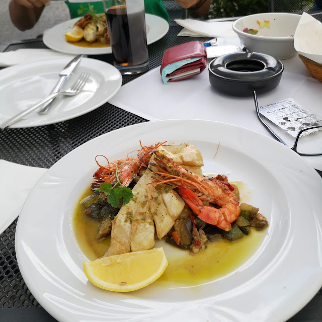Calamari Und Scampi Alla Griglia