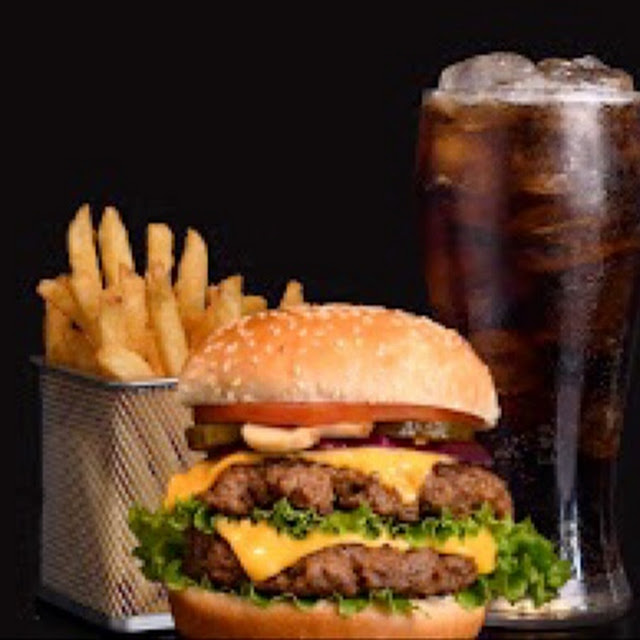 Double Cheese Mushroom Burger Combo