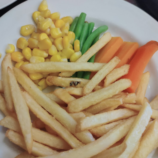 Vegetables and French Fries Side