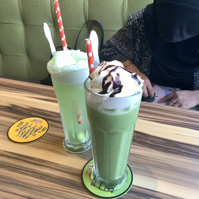 Iced Green Tea Latte