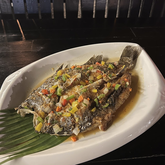 ปลากระพงทอดสามรส