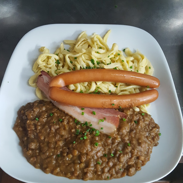 Linsen Mit Spätzle