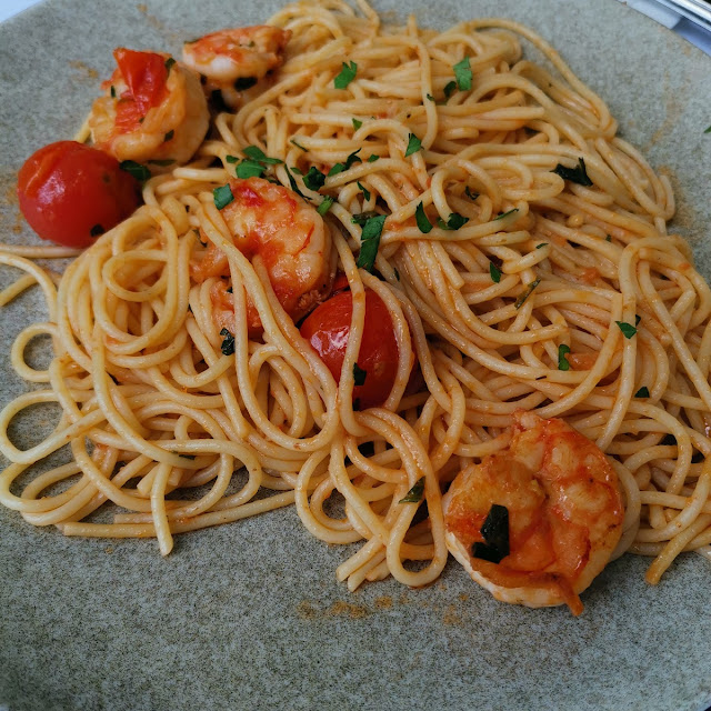Spaghetti Scampi Alla Griglia