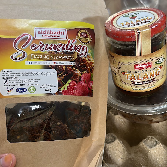 Serunding Daging Strawberry