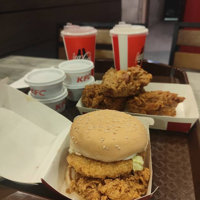Front Zinger Surf and Turf Burger