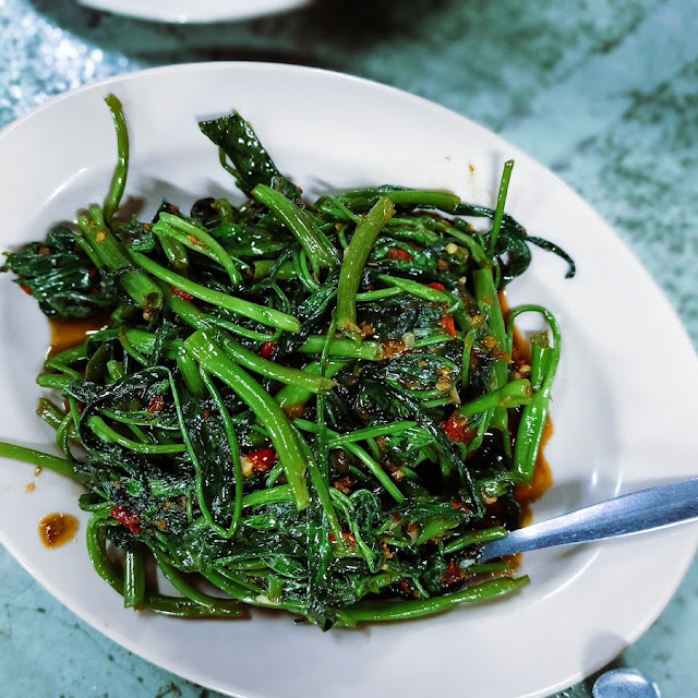 Stir Fry Paku Pakis with Belacan