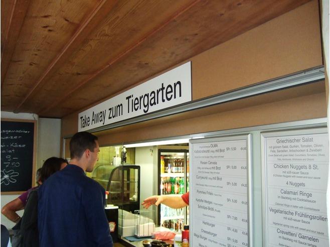 Imbiss und Take Away zum Tiergarten
