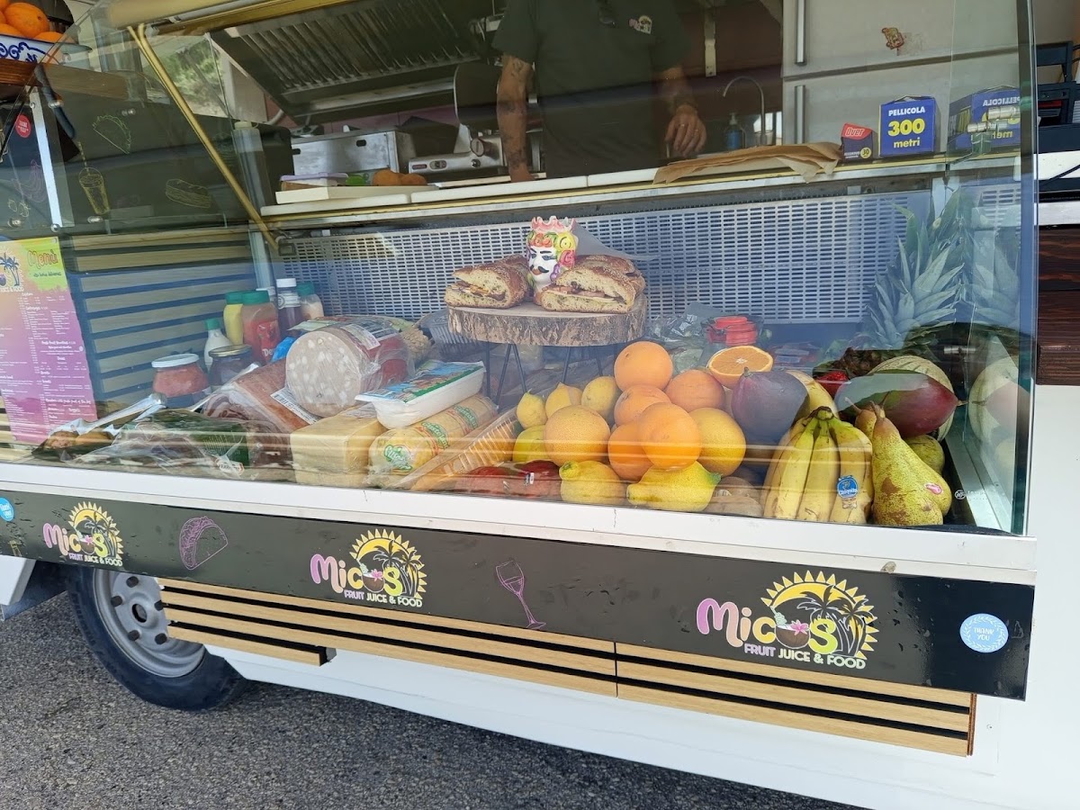 Micos fruit juice & food