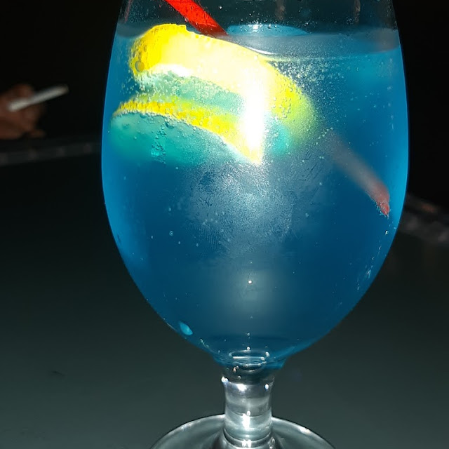 Non-Alchoolic Cocktails Blue Curaçao Summer Berry