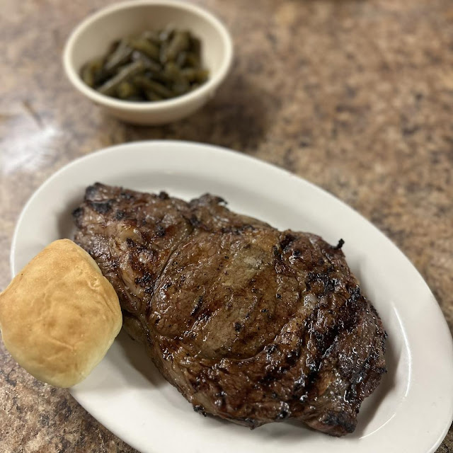 Ribeye Steak New Potatoes & Southern Green Beans