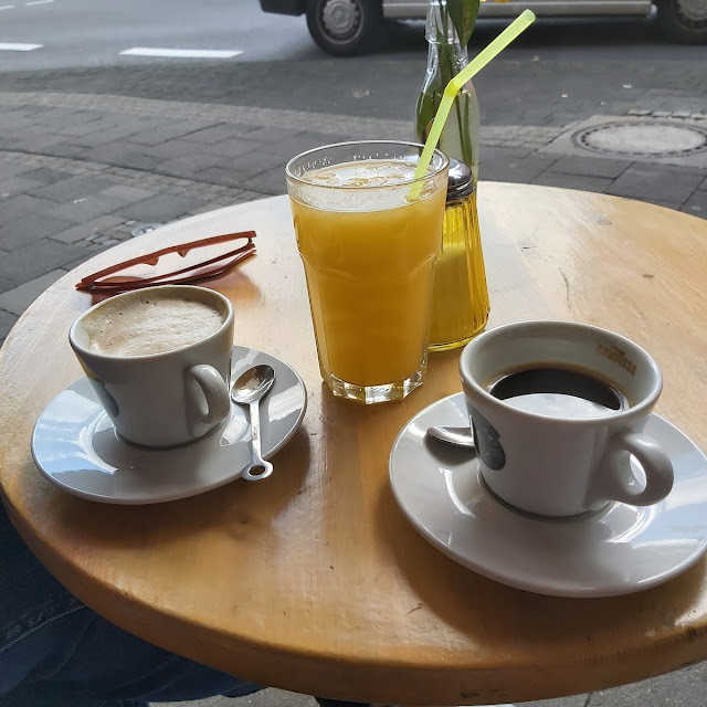 Americano Cappuchino Apple Juice and Orange Juice