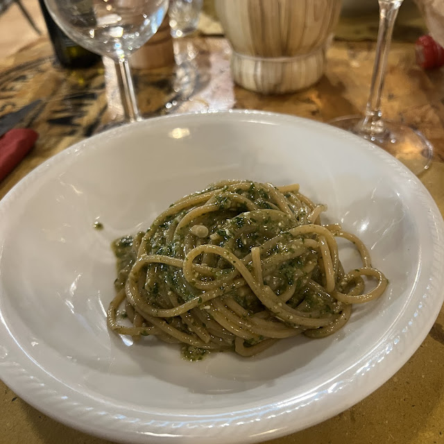 Spaghettone Al Pesto Agricolo