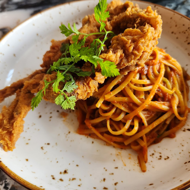 Soft Shell Crab Pasta Bolognese