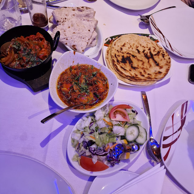 Chicken Korma Keema Rice & Keema Naan