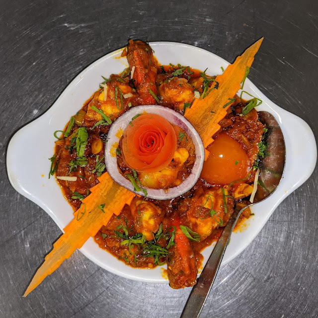 King Prawn with Ginger and Spring Onions