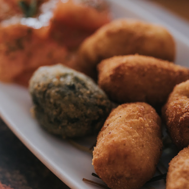 Croquetas Caseras Mixtas Jamón Espinacas Pollo Pescado
