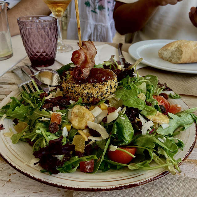 Goat Cheese Salad with Bacon