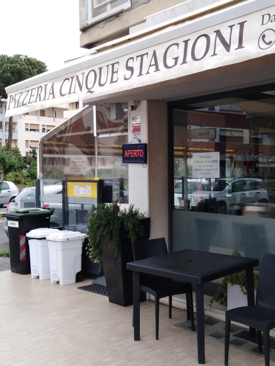 Pizzeria Cinque Stagioni consegna a domicilio