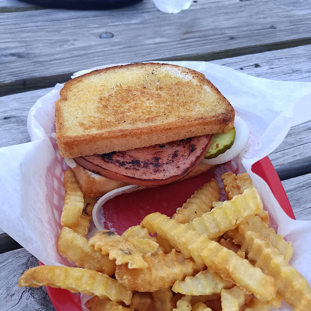 Fried Bologna Sandwich
