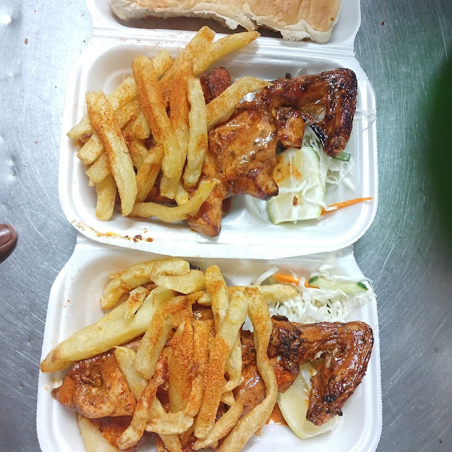 Chicken Tikka Breat Salad Chips&Roll