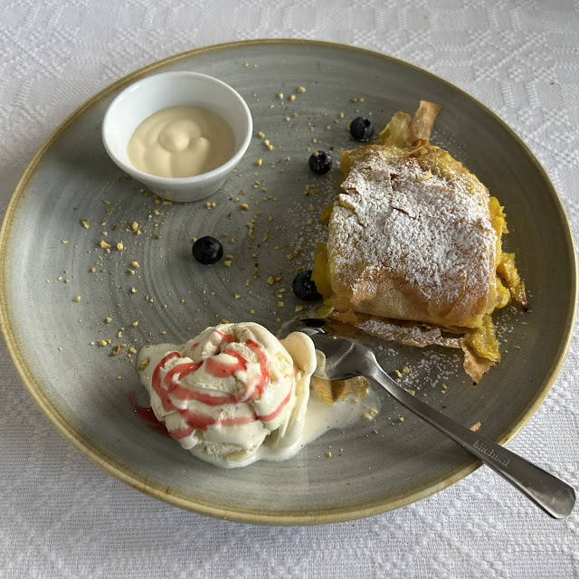 Apple Strudel with Ice-Cream