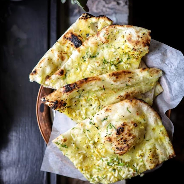 Garlic and Cheese Naan