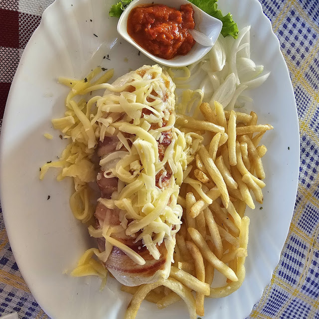 Hähnchenrolle Gefüllt