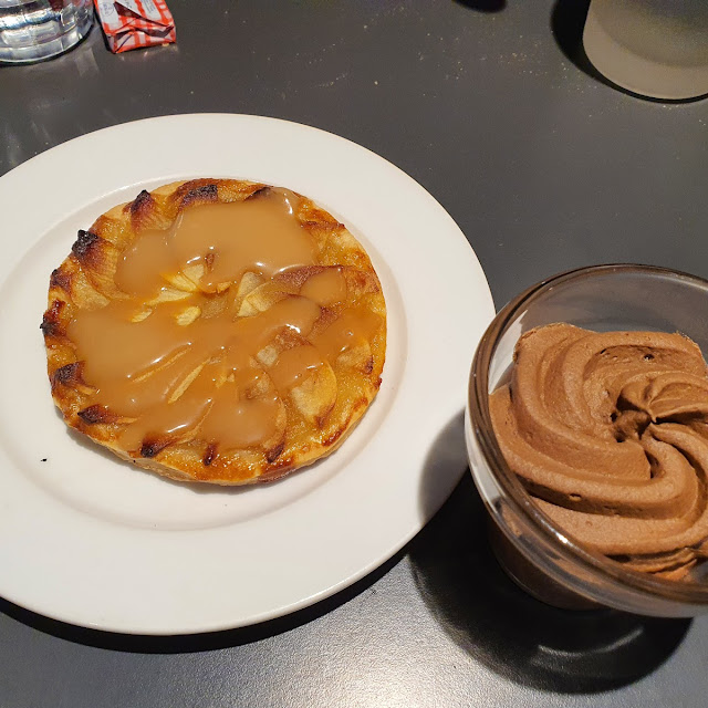 Tarte Aux Pommes Caramel Et Mousse Au Chocolat