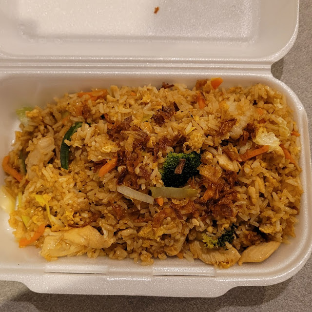 Gebratener Reis Mit Hähnchen