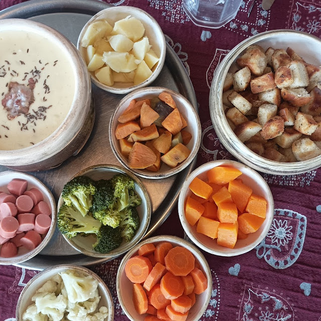 Fondue de Queso Y Roquefort