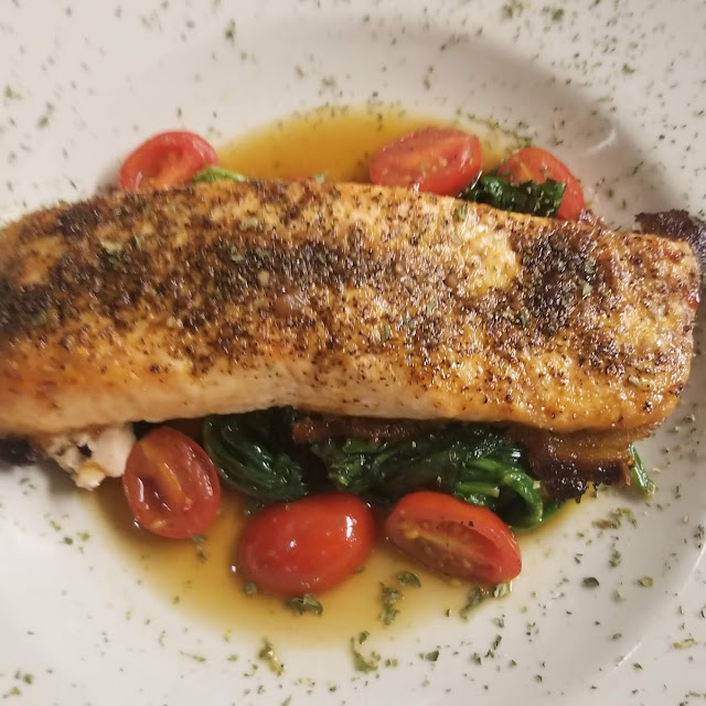 Pomegranate Glaze Salmon