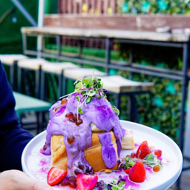 Taro Milk Tea Toast